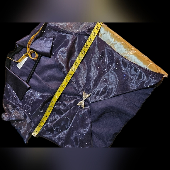 Elegant Purple Sheer Women's Jacket - Picture 6 of 6